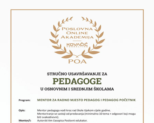 POA - pedagozi